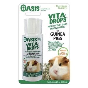 Oasis Vita-Drops Pure Vitamin C for Guinea Pigs 2oz Free Shipping